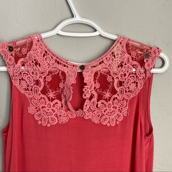 TOMATO Pink Sleeveless Blouse Embroidered Top - Picture 2 of 8